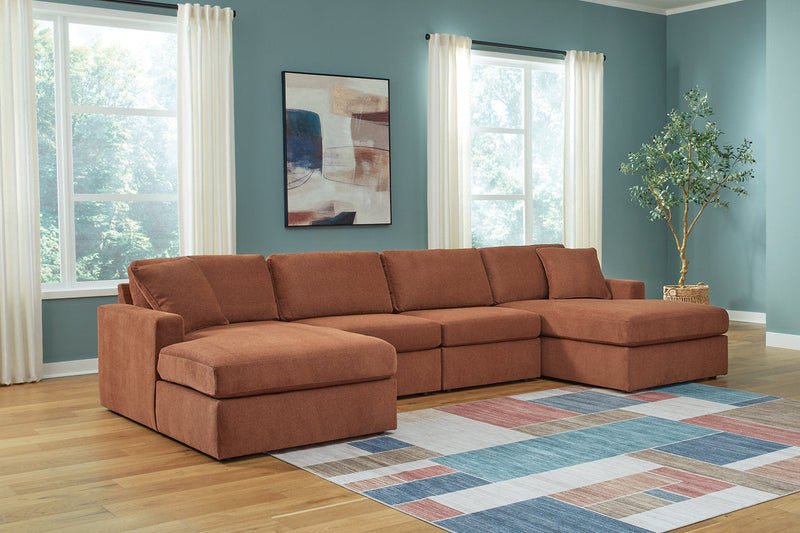 Modmax Spice 4-Piece Sectional with Chaise -  Ashley - Lara Furniture