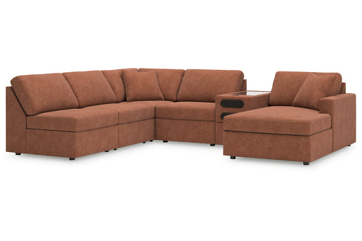 Modmax Spice 6-Piece Sectional with Chaise -   - Lara Furniture