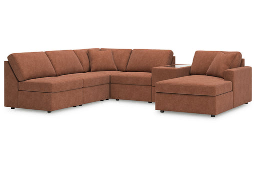 Modmax Spice 6-Piece Sectional with Chaise -   - Lara Furniture