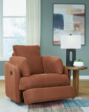 Modmax Sofa, Loveseat and Recliner in Spice from Ashley - Lara Furniture