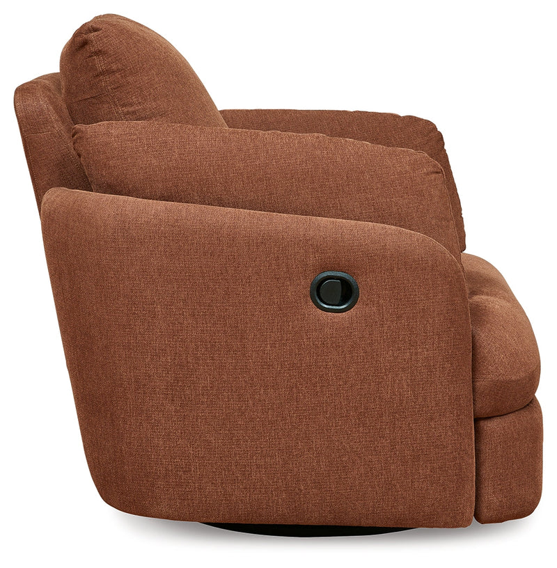 Modmax Sofa, Loveseat and Recliner in Spice from Ashley - Lara Furniture
