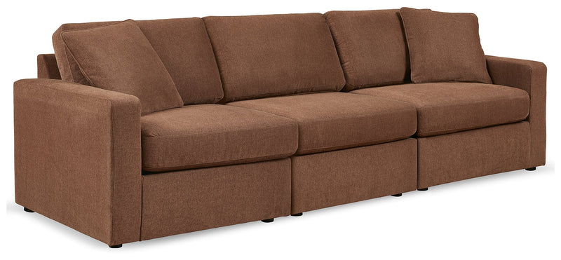 Modmax Sofa and Loveseat in Spice from Ashley - Lara Furniture
