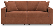 Modmax Sofa and Loveseat in Spice from Ashley - Lara Furniture