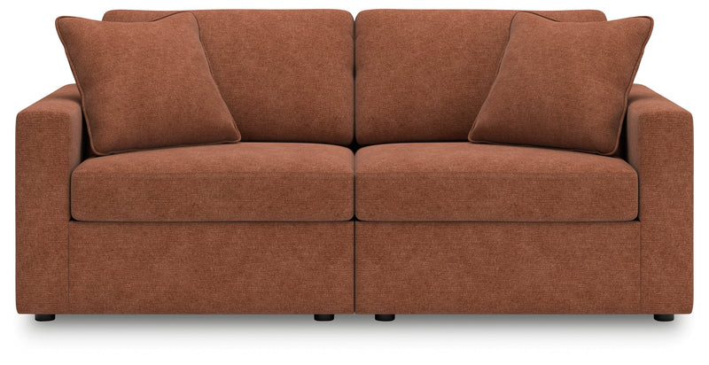 Modmax Sofa and Loveseat in Spice from Ashley - Lara Furniture