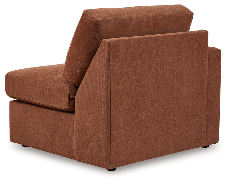 Modmax Spice 6-Piece LAF Sectional with Ottoman and Console with Audio System from Ashley - Lara Furniture