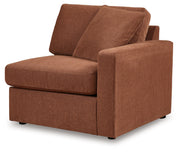 Modmax 5-Piece Sectional with Swivel Glider Recliner in Spice from Ashley - Lara Furniture