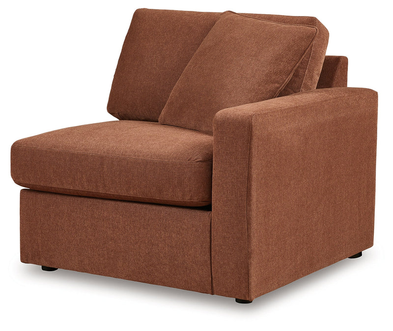 Modmax 5-Piece Sectional with Swivel Glider Recliner in Spice from Ashley - Lara Furniture