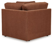 Modmax 6-Piece RAF Chaise Sectional with Ottoman and Storage Console in Spice from Ashley - Lara Furniture