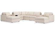 Modmax Oyster 8-Piece Sectional with Chaise -   - Lara Furniture