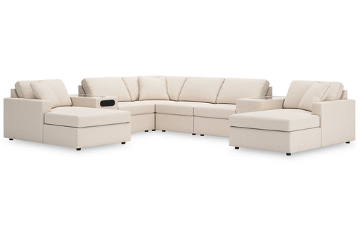 Modmax Oyster 8-Piece Sectional with Chaise -   - Lara Furniture