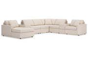 Modmax Oyster 8-Piece Sectional with Chaise -   - Lara Furniture