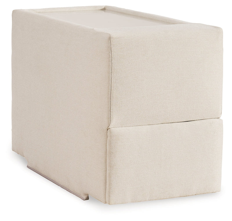 Modmax 6-Piece LAF Sectional with Ottoman in Oyster from Ashley - Lara Furniture