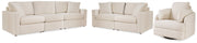 Modmax Sofa, Loveseat and Recliner in Oyster from Ashley - Lara Furniture