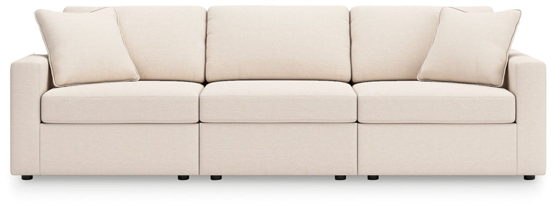 Modmax Sofa, Loveseat and Recliner in Oyster from Ashley - Lara Furniture