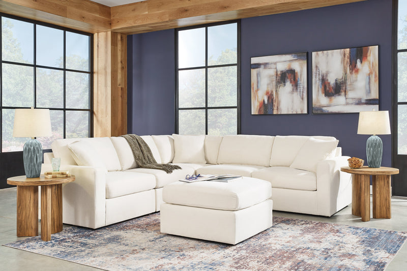 Modmax 5-Piece Sectional with Ottoman in Oyster from Ashley - Lara Furniture
