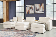 Modmax 5-Piece Sectional with Ottoman and 2 Consoles with Storage in Oyster from Ashley - Lara Furniture