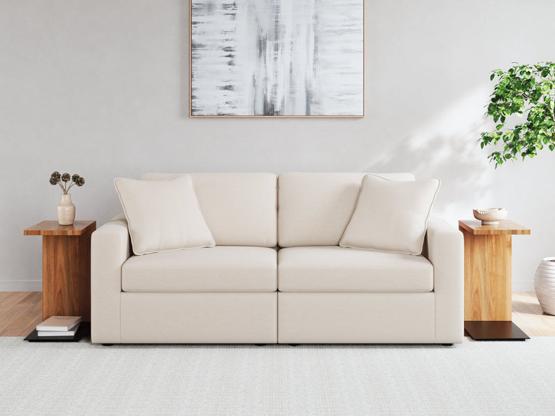 Modmax Oyster Sofa and Loveseat from Ashley - Lara Furniture