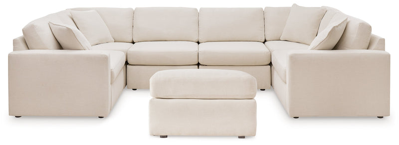 Modmax 6-Piece Symmetrical Sectional with Ottoman in Oyster from Ashley - Lara Furniture