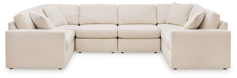 Modmax 6-Piece Symmetrical Sectional with Ottoman in Oyster from Ashley - Lara Furniture