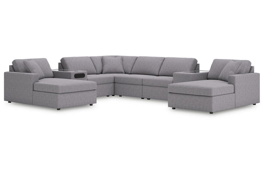 Modmax Granite 8-Piece Sectional with Chaise -   - Lara Furniture