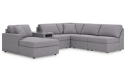 Modmax Granite 6-Piece Sectional with Chaise -   - Lara Furniture