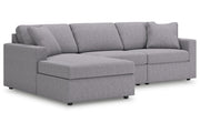 Modmax Granite 3-Piece Sectional with Chaise -  Ashley - Lara Furniture