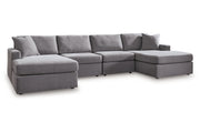 Modmax Granite 4-Piece Sectional with Chaise -  Ashley - Lara Furniture