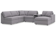 Modmax Granite 6-Piece Sectional with Chaise -   - Lara Furniture