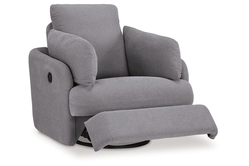 Modmax Granite 6-Piece Sectional and Swivel Glider Recliner -   - Lara Furniture