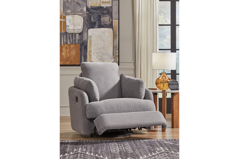 Modmax Granite 6-Piece Sectional and Swivel Glider Recliner -   - Lara Furniture