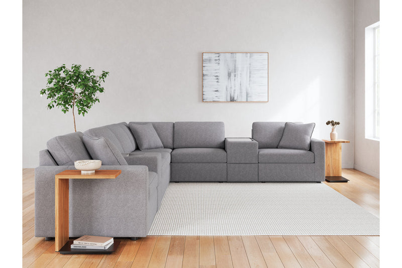 Modmax Granite 8-Piece Sectional -  Ashley - Lara Furniture