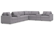 Modmax Granite 8-Piece Sectional -  Ashley - Lara Furniture