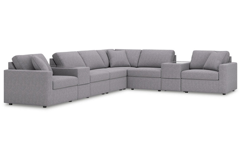 Modmax Granite 8-Piece Sectional -  Ashley - Lara Furniture