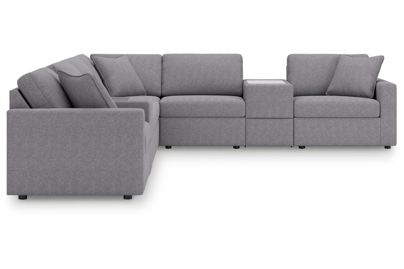 Modmax Granite 8-Piece Sectional -  Ashley - Lara Furniture