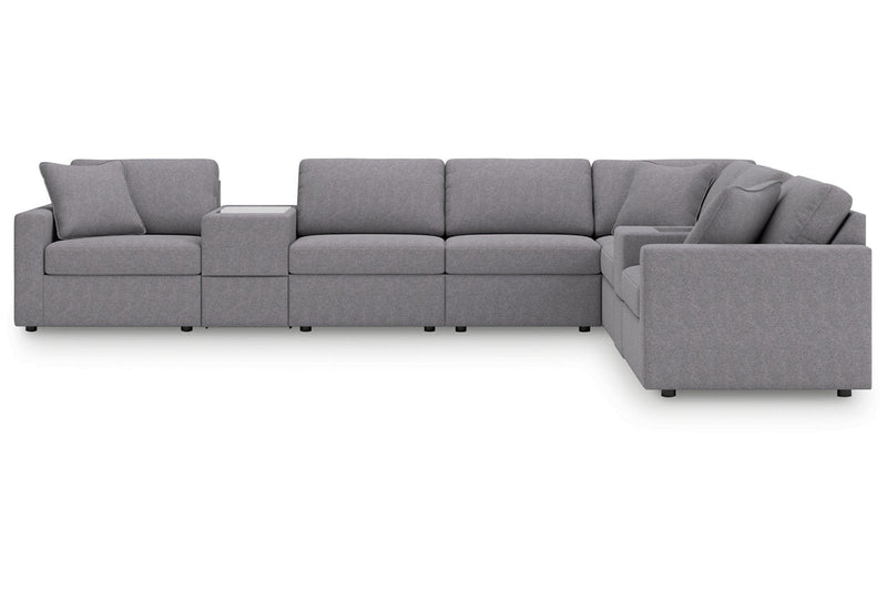 Modmax Granite 8-Piece Sectional -  Ashley - Lara Furniture