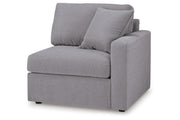 Modmax Granite 6-Piece Sectional and Swivel Glider Recliner -   - Lara Furniture