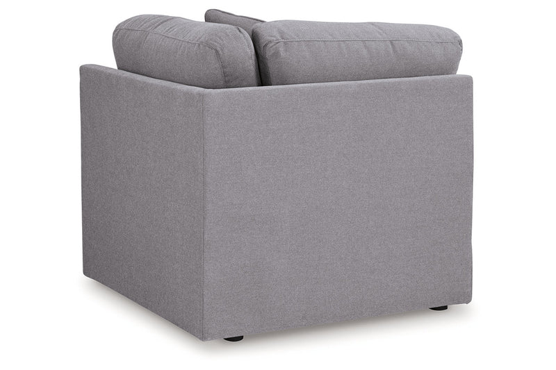 Modmax Granite 6-Piece Sectional and Swivel Glider Recliner -   - Lara Furniture