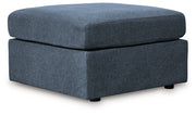 Modmax 8-Piece Sectional with Console with Storage and 2 Ottomans in Ink from Ashley - Lara Furniture