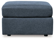 Modmax 8-Piece Sectional with Console with Storage and 2 Ottomans in Ink from Ashley - Lara Furniture