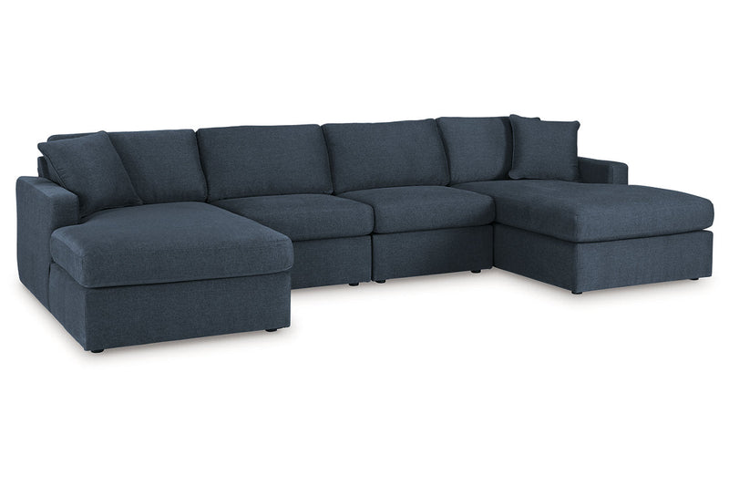 Modmax Ink 4-Piece Sectional with Chaise -  Ashley - Lara Furniture