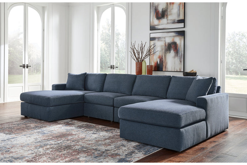 Modmax Ink 4-Piece Sectional with Chaise -  Ashley - Lara Furniture