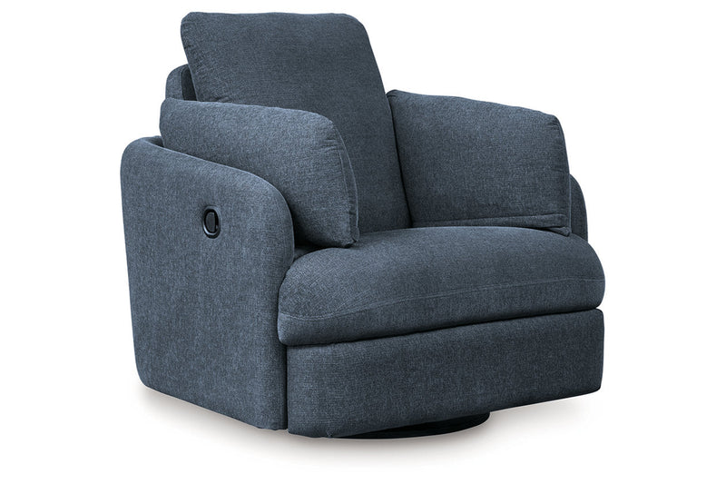 Modmax Ink 6-Piece Sectional and Swivel Glider Recliner -   - Lara Furniture