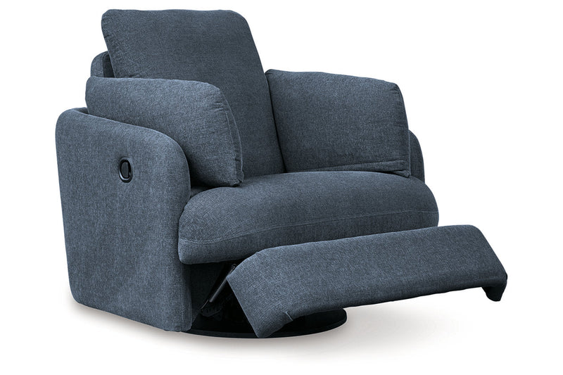 Modmax Ink 6-Piece Sectional and Swivel Glider Recliner -   - Lara Furniture