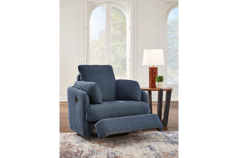Modmax Ink 6-Piece Sectional and Swivel Glider Recliner -   - Lara Furniture