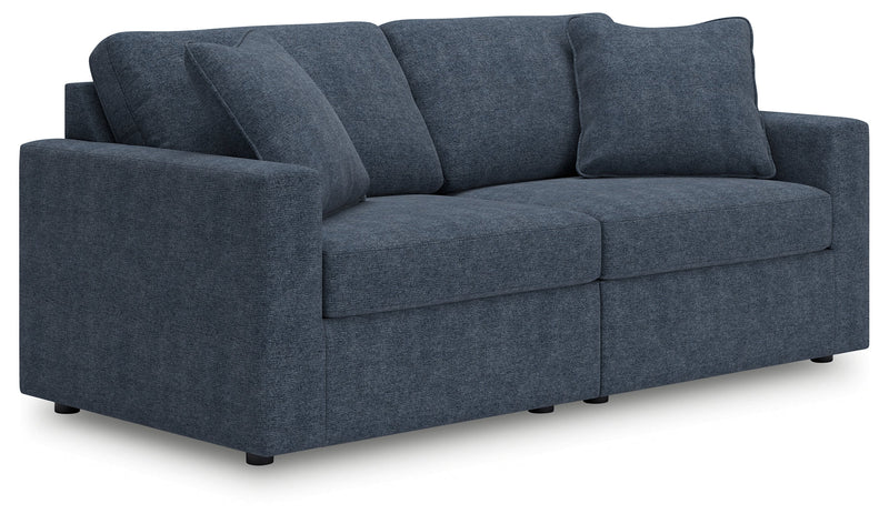 Modmax Sofa, Loveseat and Recliner in Ink from Ashley - Lara Furniture