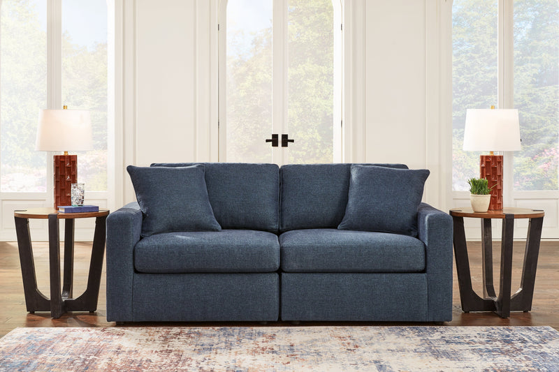 Modmax Sofa, Loveseat and Recliner in Ink from Ashley - Lara Furniture