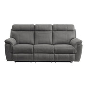 9301GRY*2 2pc Set: Sofa, Love - 9301GRY*2