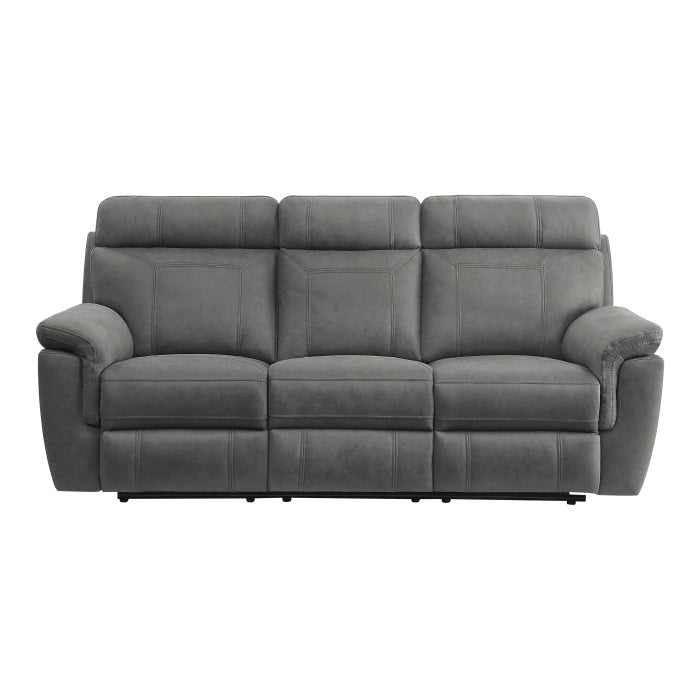 9301GRY*2 2pc Set: Sofa, Love - 9301GRY*2