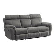 9301GRY*2 2pc Set: Sofa, Love - 9301GRY*2