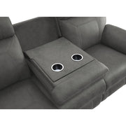 9301GRY*2 2pc Set: Sofa, Love - 9301GRY*2